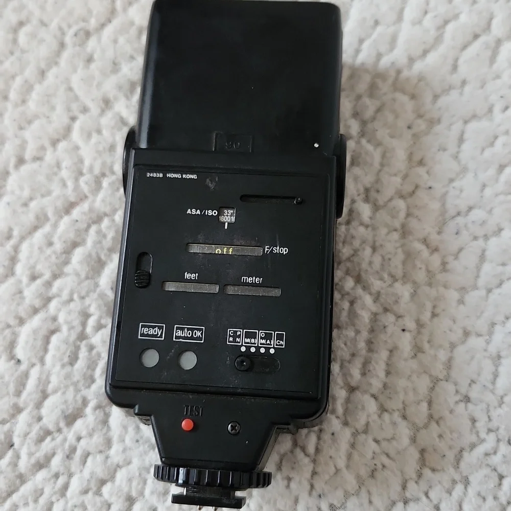 Sunpak Auto 144 D Thyristor Flash Adapter Camera Retro Y2K